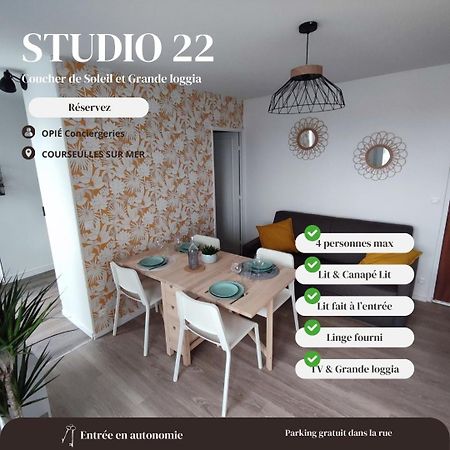 Studio 22 - Coucher De Soleil & Vue Mer Courseulles-sur-Mer Esterno foto